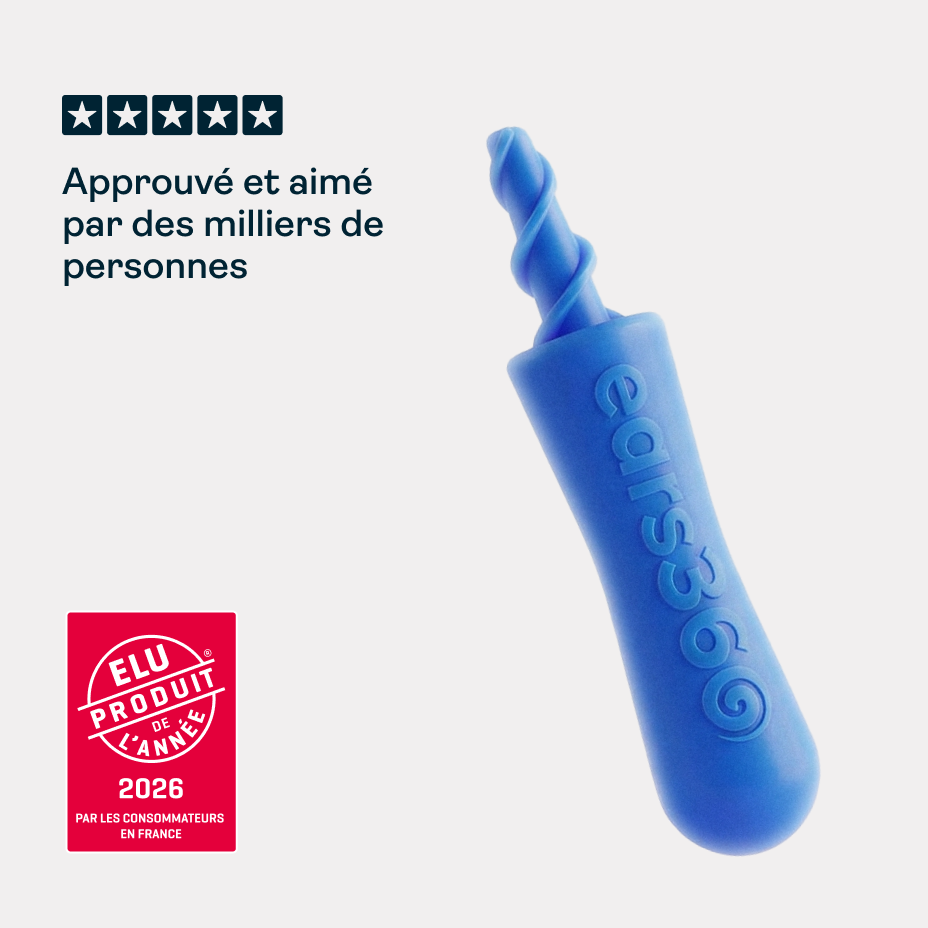 EARS 360 – Coton-tige réutilisable en silicone spirale (alternative écologique au coton-tige)