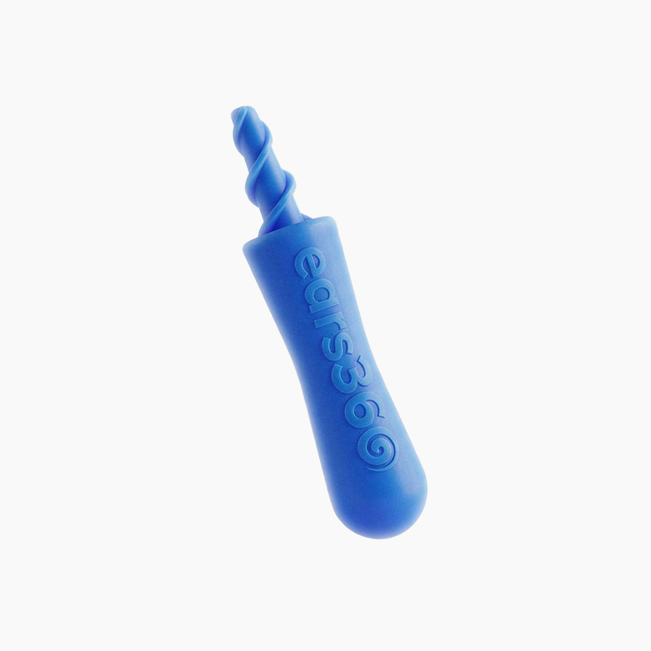 Ears 360 – coton-tige réutilisable en silicone, bleu